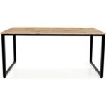 Ceramical MS1 Metal Ayaklı Çalışma Masası - 160cm - Çam - Görsel 5
