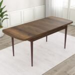 Canisa Concept Lia Serisi, 80 x 132 cm Açılabilir Mutfak Masa Takımı, Beyaz Masa Ceviz Ayak 4 Sandalye - Görsel 3