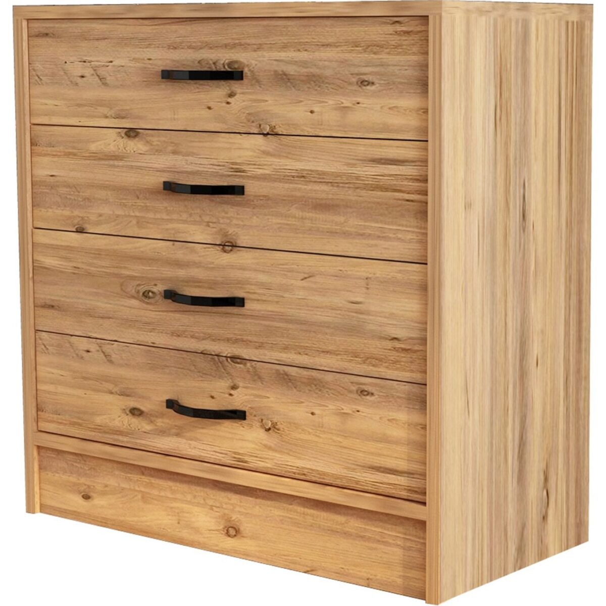 Eco Room Amor 4 Çekmeceli Şifonyer - Atlantik Çam - 86 cm - Görsel 4