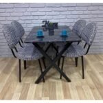 Bambeds Mobilya Masa Takımı Yemek Masası 70X110  4 Sandalye - Görsel 2